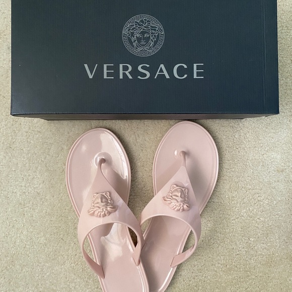 versace jelly heels
